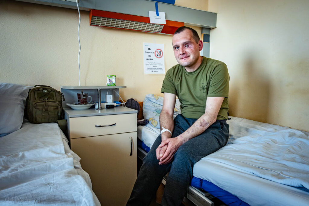 Patient of the Face The Future Foundation and Razom for Ukraine medical mission